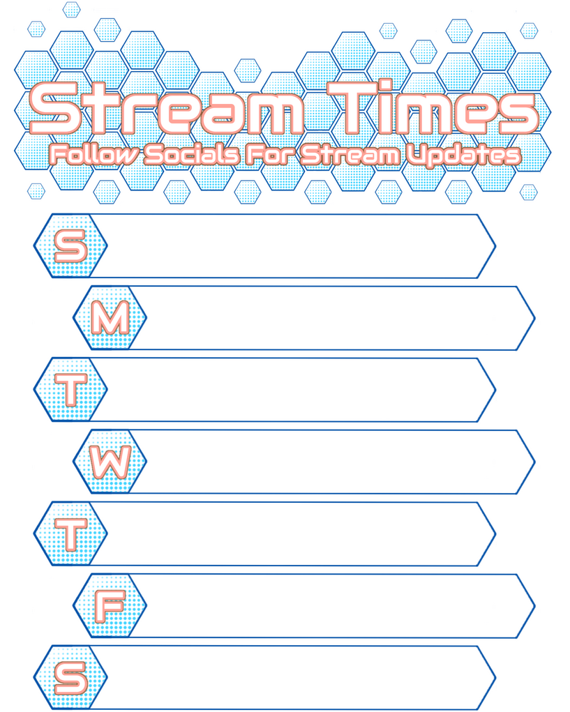 My Stream Schedule